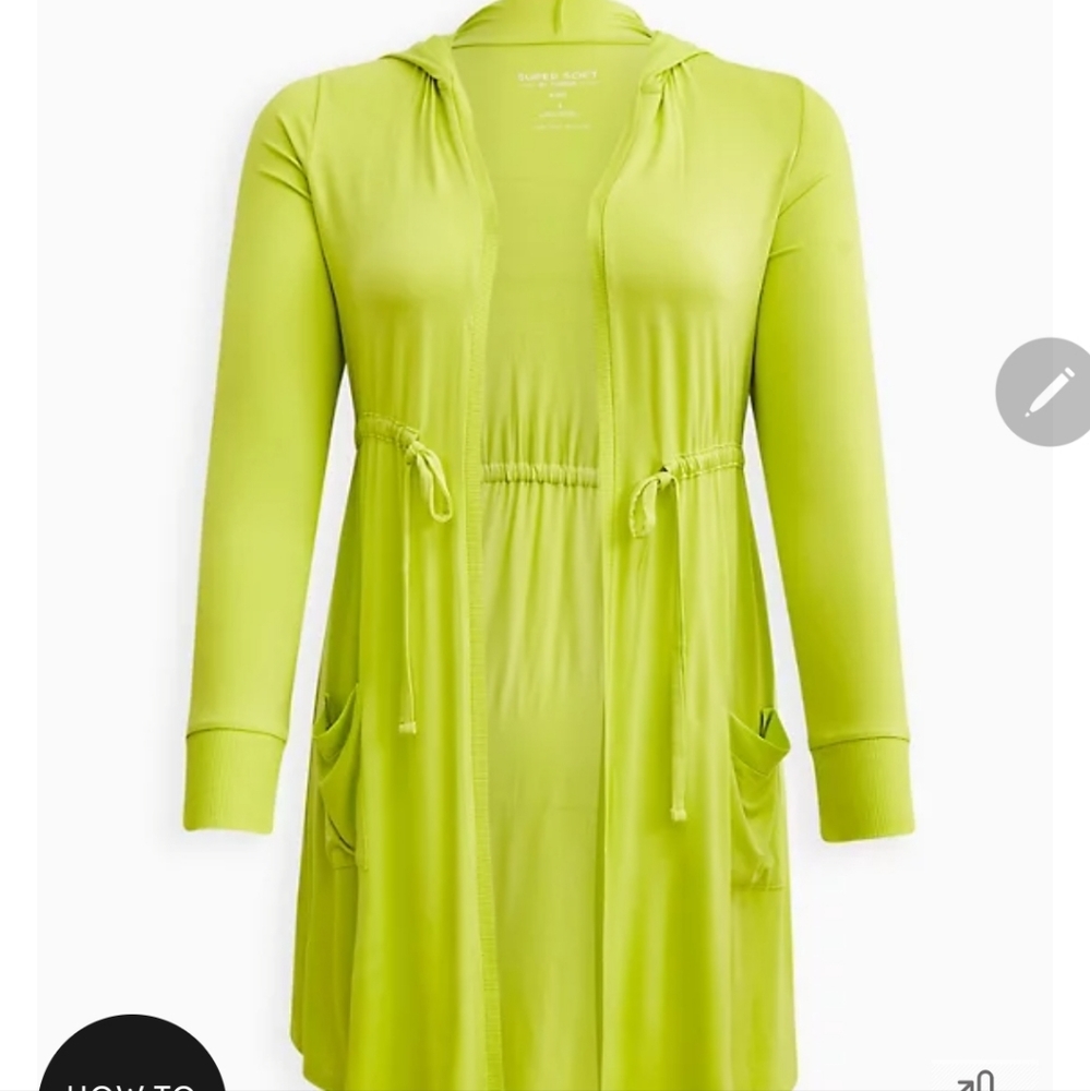 🆕️💚LIME GREEN/YELLOW ANORAK - SUPER SOFT💚 - Picture 4 of 4